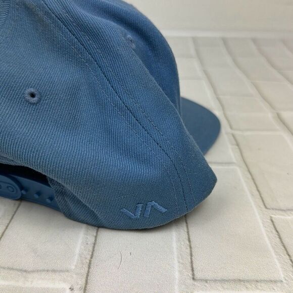 RVCA Hat Navigate Light Blue Mens Baseball Cap Domestic Snapback Logo - Picture 6 of 10